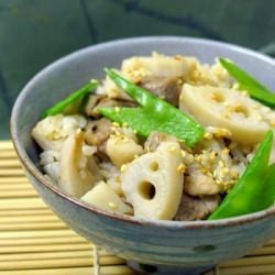 Lotus Root Rice (蓮根飯)