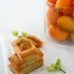Candied Kumquat Pistachio Financier