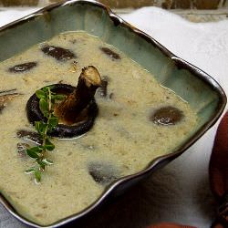 Oven- Roasted Mushroom Soup