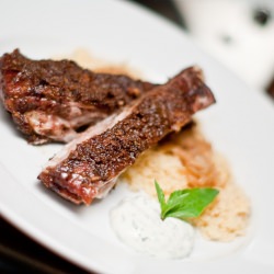 Curry Crusted Lamb Breast