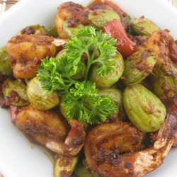 Stir-fry Sambal Shrimp with Petai