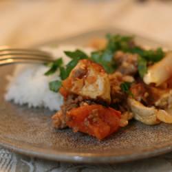 Tofu with Ground Pork