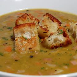 Split Pea Soup with Pancetta/Ham