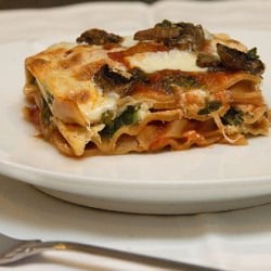 Spinach and Mushrooom Lasagna