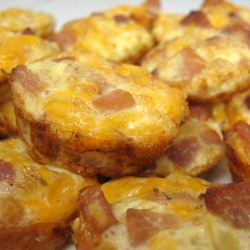 Mini Ham and Cheese Frittata