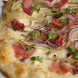 Pizza with Fennel and Prosciutto