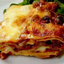 Sausage and Mushroom Lasagna