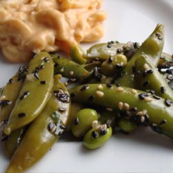 Snap Pea and Edamame Salad