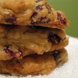 Chocolate Cranberry Oatmeal Cookies