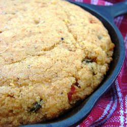 Savory Corn and Pepper Bread