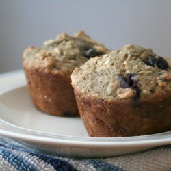 Blueberry Oat Muffins