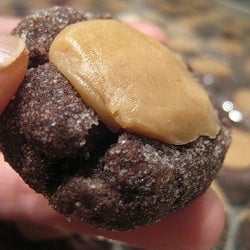 Chocolate Thumbprints Cookies
