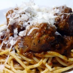 Spaghetti  and Meatballs