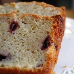 Cherry Vanilla Yogurt Poundcake