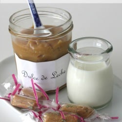 Dulce de Leche with Milk Ice Cream