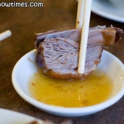 BBQ Duck with Plum Sauce