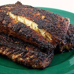 Old Bay Blackened Halibut