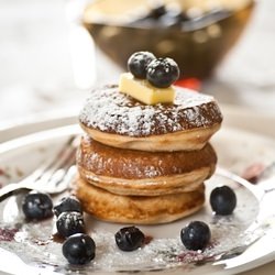 Blueberry Pikelets