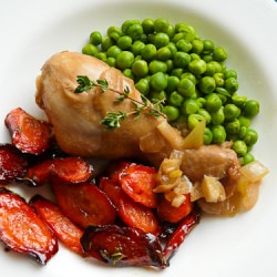 Chicken with Peas and Carrots