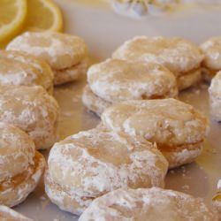 Lemon Snowdrop Cookies