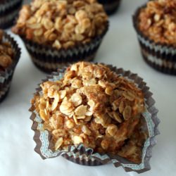 Healthy Apple Streusel Muffins