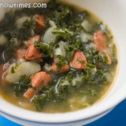 Portuguese Kale and Chorizo Soup