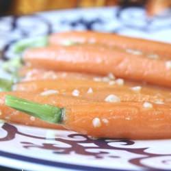 Garlic Gingered Baby Carrots