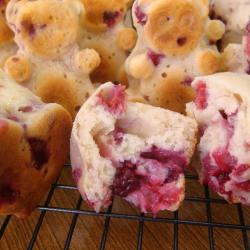 Three Berry Yoghurt Muffins