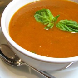Roasted Tomato and Basil Soup
