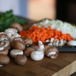 Mushroom Bulgur Soup
