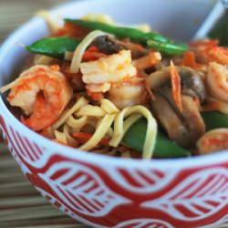 Thai Shrimp Linguine