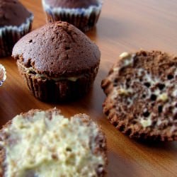 Eggless Butterless Chocolate Muffin