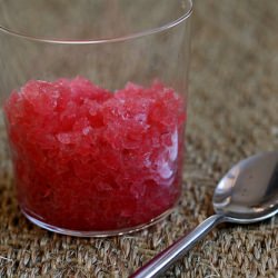 Blood Orange Granita