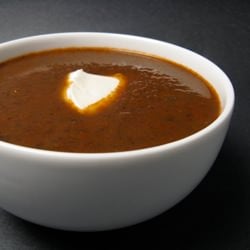 Red Pepper & Black Bean Soup
