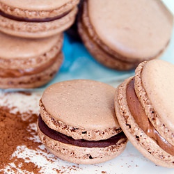 Chocolate Macarons