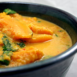 Kabocha Squash in Coconut Milk