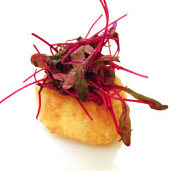 Fried Bosky Acres Chevre Salad