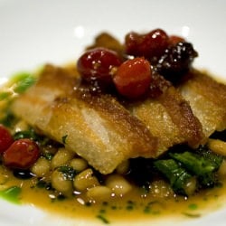 Pork Belly from Dovetail in NYC