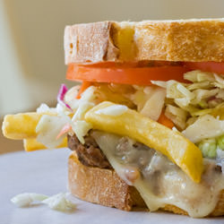 Pittsburgh Cheese Steak Panini