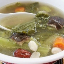 Asian Mustard Green (Gai Choy) Soup