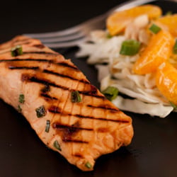 Miso Marinated Grilled Salmon