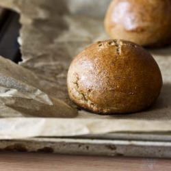 Tangerine Rye Rolls