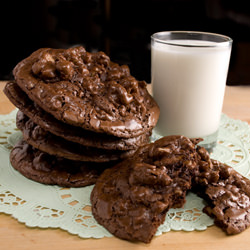 Chocolate & Toasted Walnut Cookies!