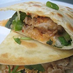 Fried Oyster Quesadilla