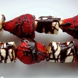 Chocolate and Fruit Skewers