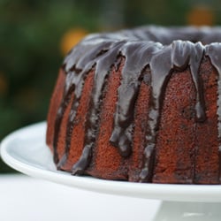 Blood Orange Choc Chunk Cake