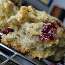 Oatmeal and Cranberry Scones