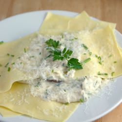 individual free form lasagna