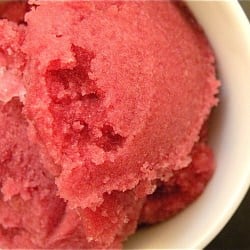 Pomegranate-Orange Sorbet