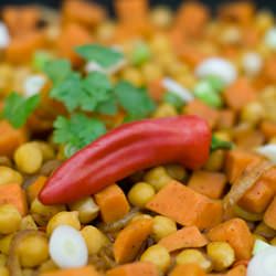 Chickpea & Sweet Potato Casserole